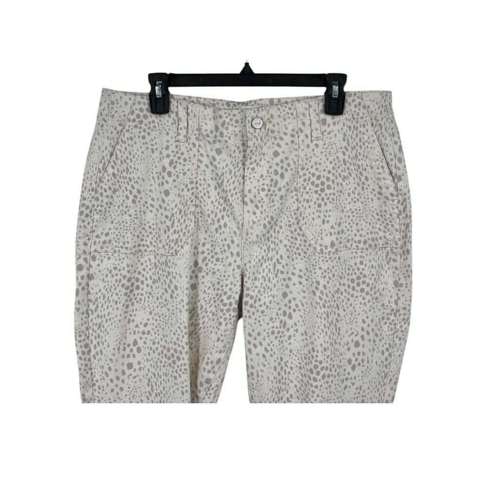 Paige Joggers Mayslie Animal print stretch twill size 32 - Picture 4 of 9